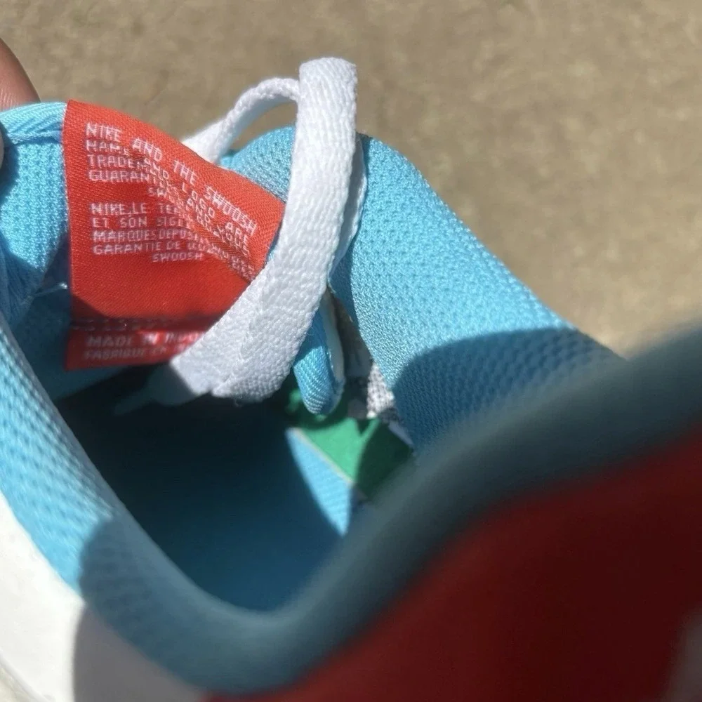 Nike Air Force 1 Low GS Sail Blue Red FQ8350-110 6.5Y Sneakers Womens 8